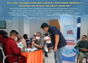 Rayakan HUT ke-128, BRI BO Pontianak Selenggarakan Pemeriksaan Kesehatan Gratis