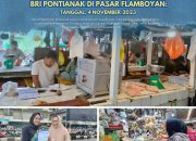 BRI BO Pontianak Lakukan Edukasi Dan Akuisisi Qris di Pasar Flamboyan, Pontianak