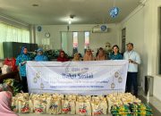 BRI bersama YBM BRILiaN dan Iwabri BRI Putussibau Salurkan Bingkisan Ramadan