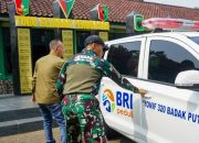 Yonif 320 Badak Putih Menerima Bantuan Ambulance dari BRI Pandeglang