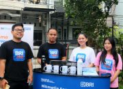 BRI Jakarta Daan Mogot Hadirkan Open Booth di Acara Senam Bersama